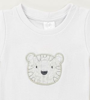 Conjunto Body Tigre Cinza