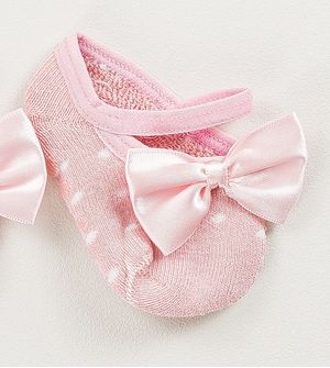 Meia Sapatilha Festa Bebê Rosa
