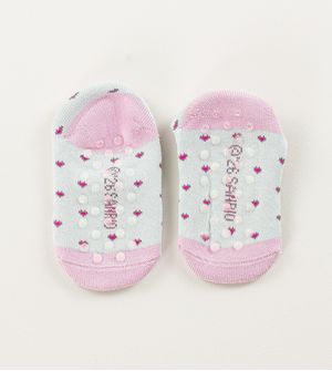 Meia Sapatilha Bebê Antiderrapante Hello Kitty
