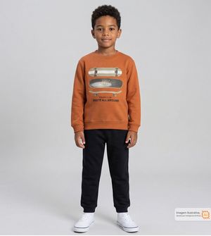 Conjunto Moletom Música de Skatista