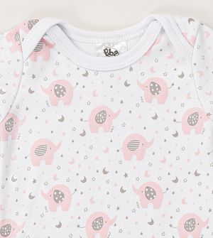 Conjunto Body Elefante Rosa