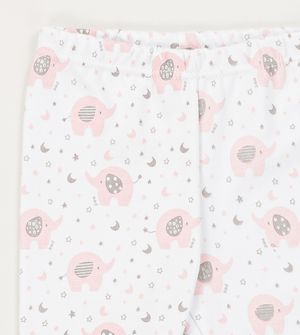Culote Elefante Rosa com 2 Unidades