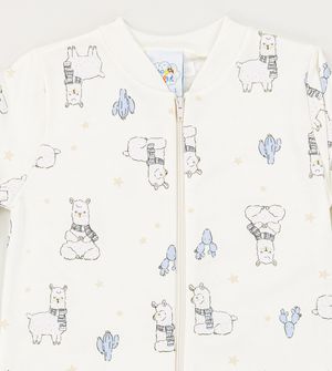 Pijamão Lhama Branco