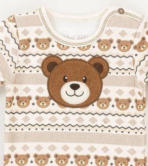 Conjunto Body Urso Pelúcia