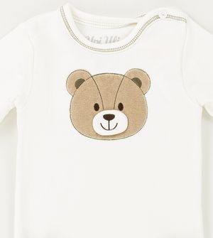 Conjunto Body Urso Xadrez