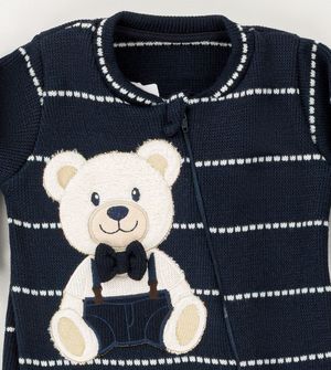 Macacão Tricô Urso Chic
