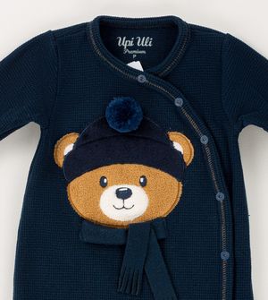 Macacão Microsoft Urso Cachecol