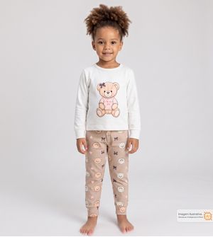 Conjunto Pijama Eu Amo minha Cama