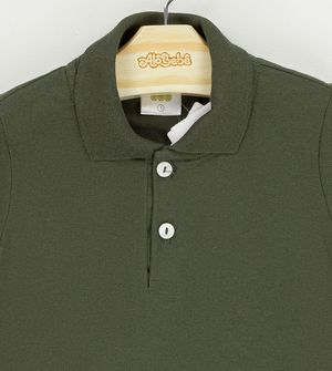 Camiseta Manga Longa Polo Básica Verde