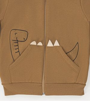 Conjunto Moletom com Capuz Dino