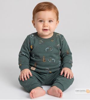 Conjunto Moletom Bichinhos