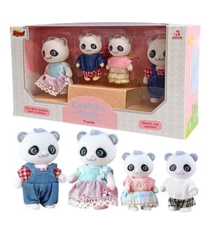 Coleção Casinha Feliz - Família Panda
