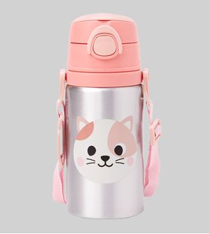 Garrafinha Alumínio Zoo Gato 450ml