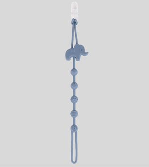 Prendedor de Chupeta Silicone Elefante Cloudy