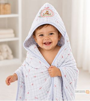 Toalhão Soft com Capuz Muito Mimo 1,00m x 85cm