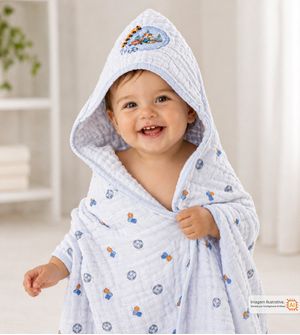 Toalhão Soft com Capuz Muito Mimo 1,00m x 85cm
