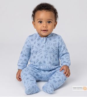 Macacão Futebol Azul