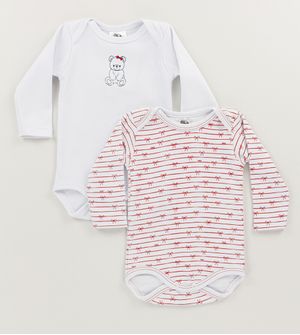 Kit Body Laços Vermelhos com 2 Unidades