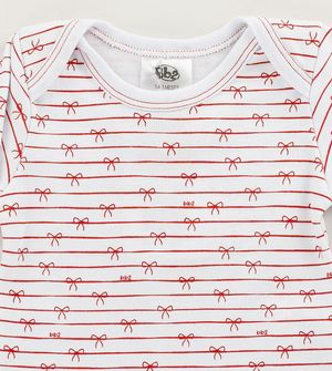 Conjunto Body Laços Vermelho