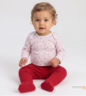 Conjunto Body Laços Vermelho
