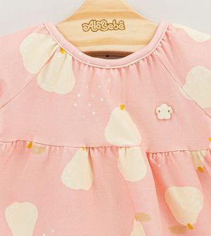 Vestido Frutinha e Faixa de Cabelo