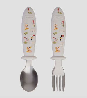Talheres​​​​​​​ em Silicone Boho Chic Tiny Love