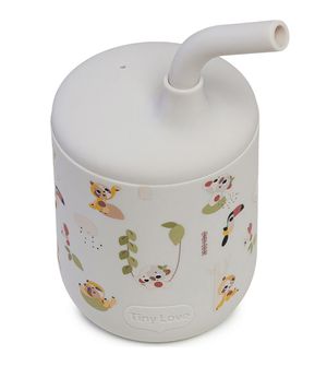 Copo com Canudo​​​​​​​ em Silicone Boho Chic Tiny Love