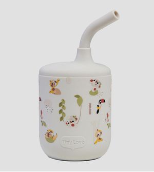 Copo com Canudo​​​​​​​ em Silicone Boho Chic Tiny Love