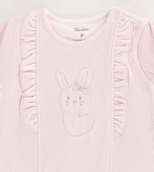Macacão Plush Coelhinha Rosa
