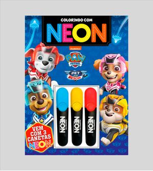 Colorindo com Neon com 3 Canetas - Patrulha Canina