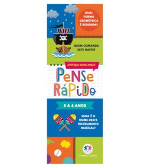 Livro Pense Rápido 5 a 6 Anos