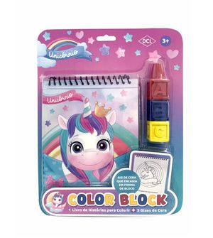 Livro Color Block Unicórnio - 18272