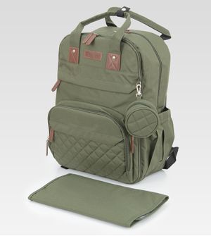 Mochila Maternidade com Trocador Verde Twibex