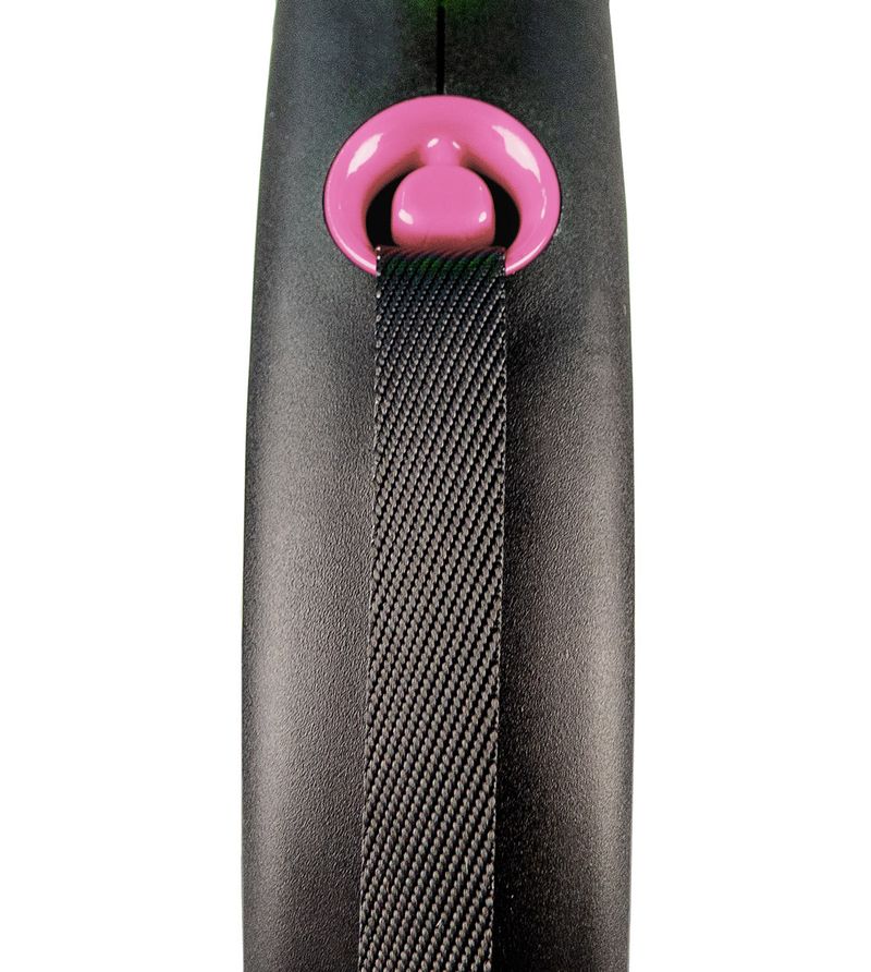 Guia-Retratil-Black-Design-Fita-Preto-Rosa---Flexi-