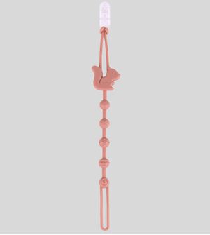 Prendedor de Chupeta Silicone Esquilo Cloudy