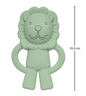Mordedor em Silicone Leãozinho Verde - 17013