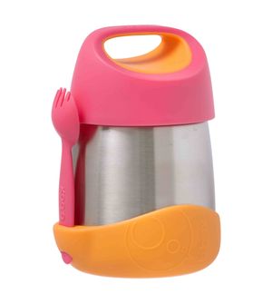 Pote Térmico Inox com Garfo Strawberry Shake 335ml Bbox