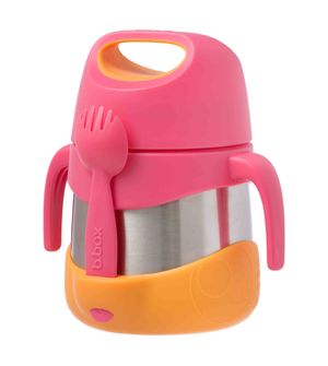 Pote Térmico Inox com Garfo Strawberry Shake 335ml Bbox