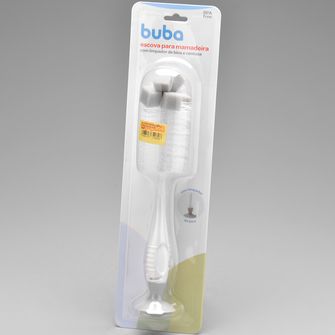 Escova para Mamadeira e Bico com Ventosa Cinza - 14980