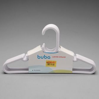 Cabide Infantil 10 unidades Branco Branco