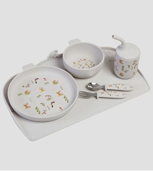 Kit de Alimentação em Silicone Boho Chic 6 peças Tiny Love
