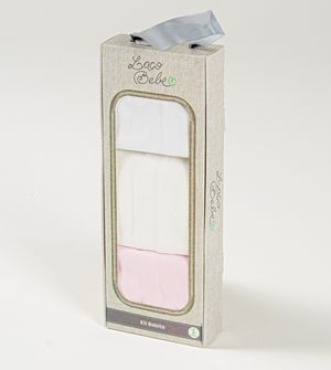 Kit Paninho de Boca Babita Bamboo 3 Unidades