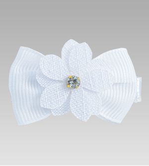 Bico de Pato Florzinha Branco com 2 unidades