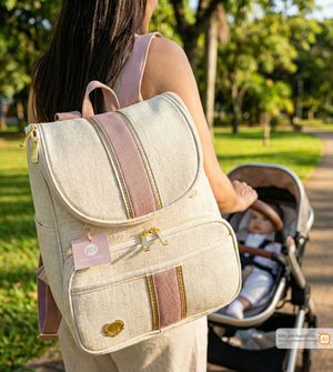 Mochila Maternidade Malu Linho