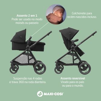 Carrinho Travel System Anna 3  TS TRIO