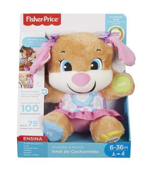Pelúcia Irmã do Cachorrinho Aprender e Brincar Fisher-Price