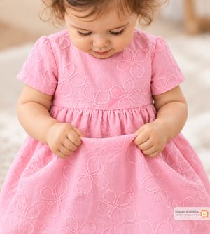 Vestido Infantil Rosa