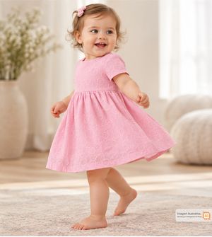 Vestido Infantil Rosa