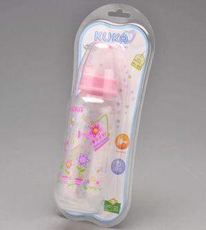 Mamadeira Natural Color Orto 250ml Rosa