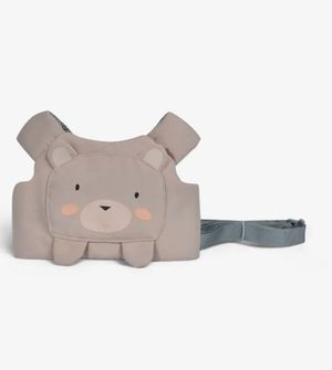 Colete Andador Urso Bege Kikkaboo